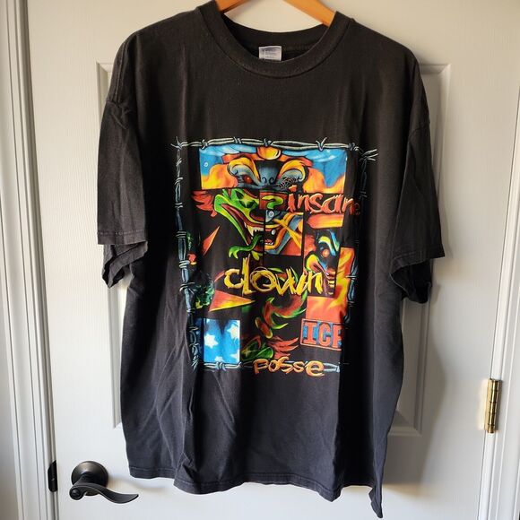 Vintage Insane Clown Posse ICP Graphic T-Shirt Size 2XL - Picture 1 of 3